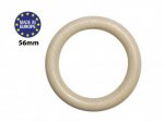 1 x 56mm Wooden Ring - Natural