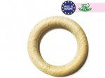 1 x 70mm Wooden Ring 12mm Thick - Natural Varnish 