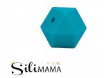 1 x SiliMama® Geo Hex 20mm - Bahama Blue