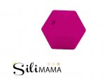 1 x SiliMama® Geo Hex 20mm - Bon Bon Pink