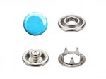 Metal Snaps 8.5mm x 25 sets - Turquoise Blue