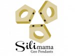 1 x SiliMama® Geo Pendant - Picollo Latte