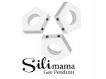 1 x SiliMama® Geo Pendant - White Wash