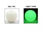1 x Glow-in-the-Dark Silicone Bead - 15mm 