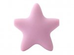 1 x Large Silicone Star Bead XL- pink