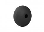 1 x Lentil Silicone Bead 12mm - black