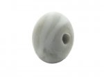 1 x Lentil Silicone Bead 12mm - marble