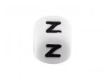 1 x Silicone Letter Bead 10mm - Z