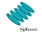 1 x SiliMama® Drop Style Bead - Bahama Blue