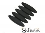 1 x SiliMama® Drop Style Bead - Midnight Black