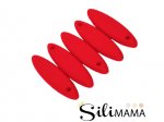 1 x SiliMama® Drop Style Bead - Retro Red