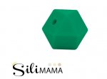 1 x SiliMama® Geo Hex 20mm - Emerald Green