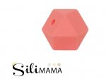 1 x SiliMama® Geo Hex 20mm - Flamingo