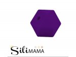 1 x SiliMama® Geo Hex 20mm - Plum