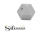 1 x SiliMama® Geo Hex 20mm - Soft Grey