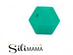 1 x SiliMama® Geo Hex 20mm - Teal Drop