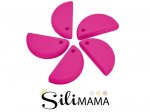 1 x SiliMama® Moon Bead - Bon Bon Pink