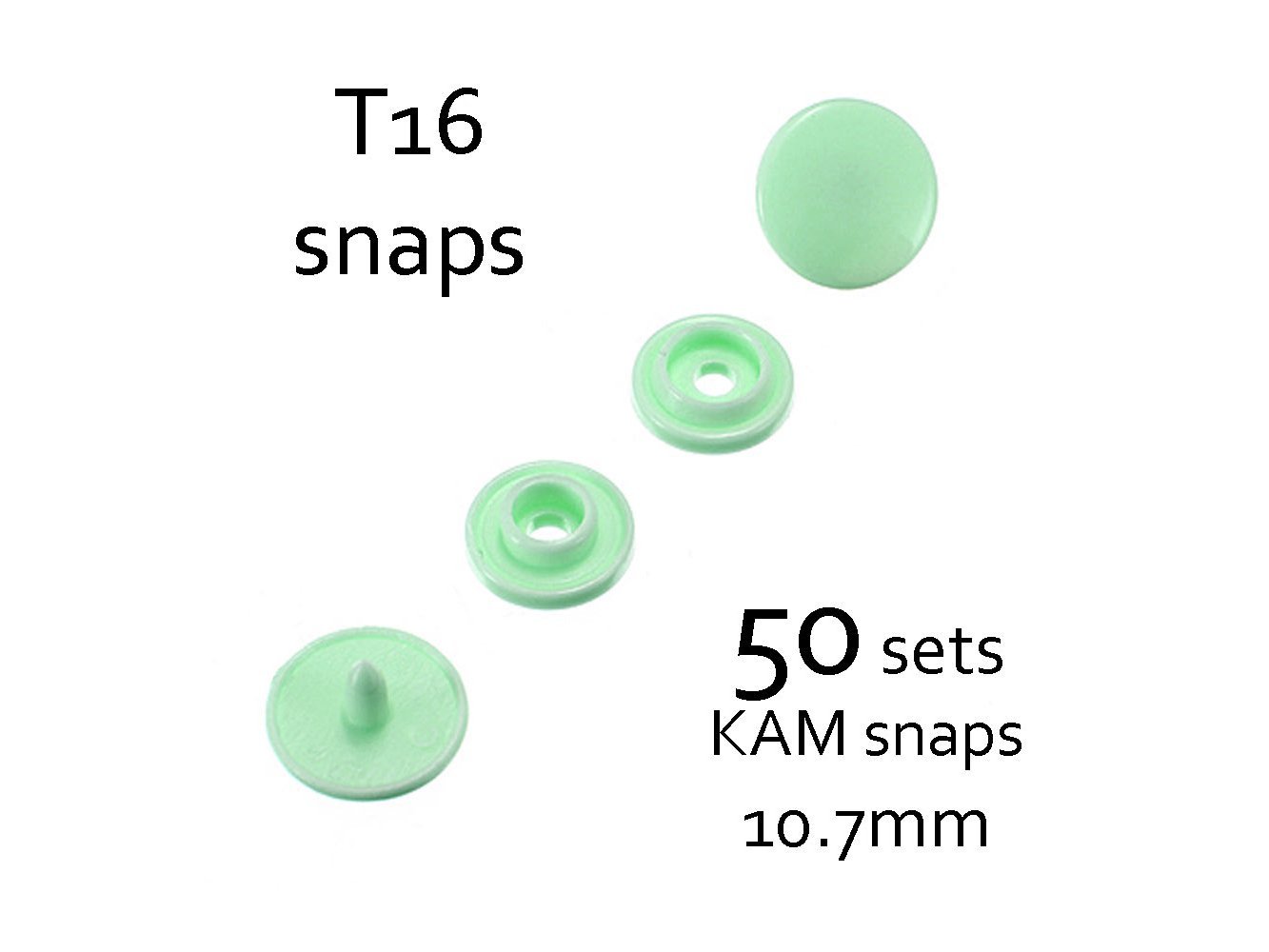 50 sets T16 KAM Snaps - B19 Mint