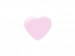 50 sets Heart KAM Snaps - B18 Pastel Pink 