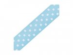 Baby Blue Dots Grosgrain Ribbon 15mm 3M