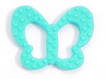 Butterfly Silicone Teether - Aqua
