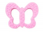 Butterfly Silicone Teether - Pink