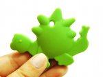 Dinosaur Silicone Teether - Green