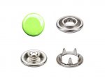 Metal Snaps 8.5mm x 25 sets - Lime Green