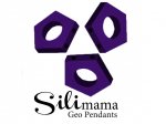 1 x SiliMama® Geo Pendant - Plum