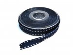 Stitched Navy Grosgrain Ribbon 15mm 15M