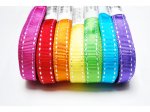 Stitched Rainbow Grosgrain Ribbon 10mm 7x1M