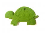 Turtle Silicone Teether Flat - Green