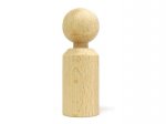 Wooden Peg Doll CY - 30mm