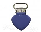10 x 5/8 Mini-Heart Dummy Clips 15mm - Lilac