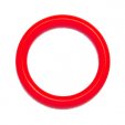 1 x Red O-ring adapters for pacifier clips in silicone